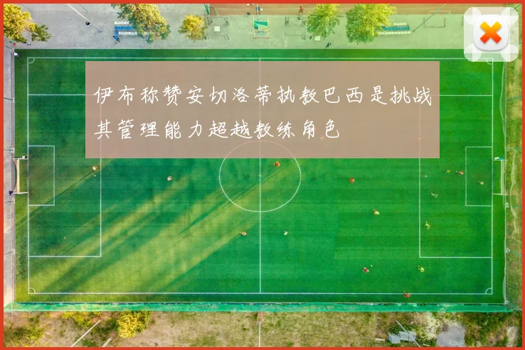 伊布称赞安切洛蒂执教巴西是挑战其管理能力超越教练角色